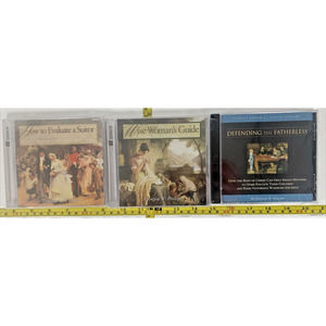 Lot of 3 Douglas W Phillips Audio CDs - Defending Fatherless, Evaluate Suitor